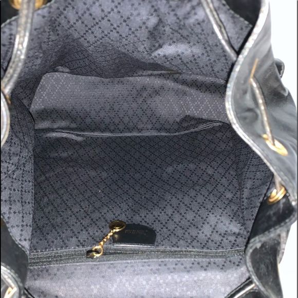 Gucci Black Leather Backpack with Bamboo Accents - Picture 11 of 15